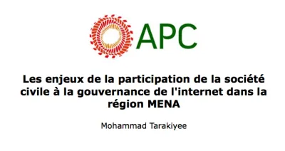  image linking to Les enjeux de la participation de la société civile à la gouvernance de l'internet dans la région MENA 