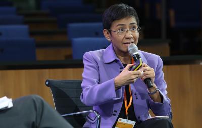 Image from EngageMedia image linking to EngageMedia: The conviction of Maria Ressa: Weaponising cyber libel to suppress freedom of speech