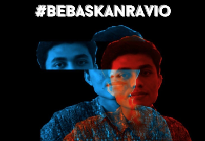 Image from Coconet image linking to #BebaskanRavio: Free Ravio Patra and reveal the WhatsApp hackers