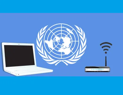  image linking to Access to the internet and human rights - thanks Vint!