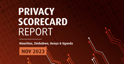 image linking to Privacy Scorecard Report 2023: Mauritius, Zimbabwe, Kenya and Uganda