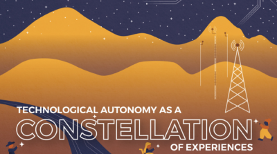 Image from "Technological autonomy as a constellation of experiences: A guide to collective creation and development of training programmes for technical community promoters". image linking to Community Networks and Local Access Monthly Newsletter - Number 36